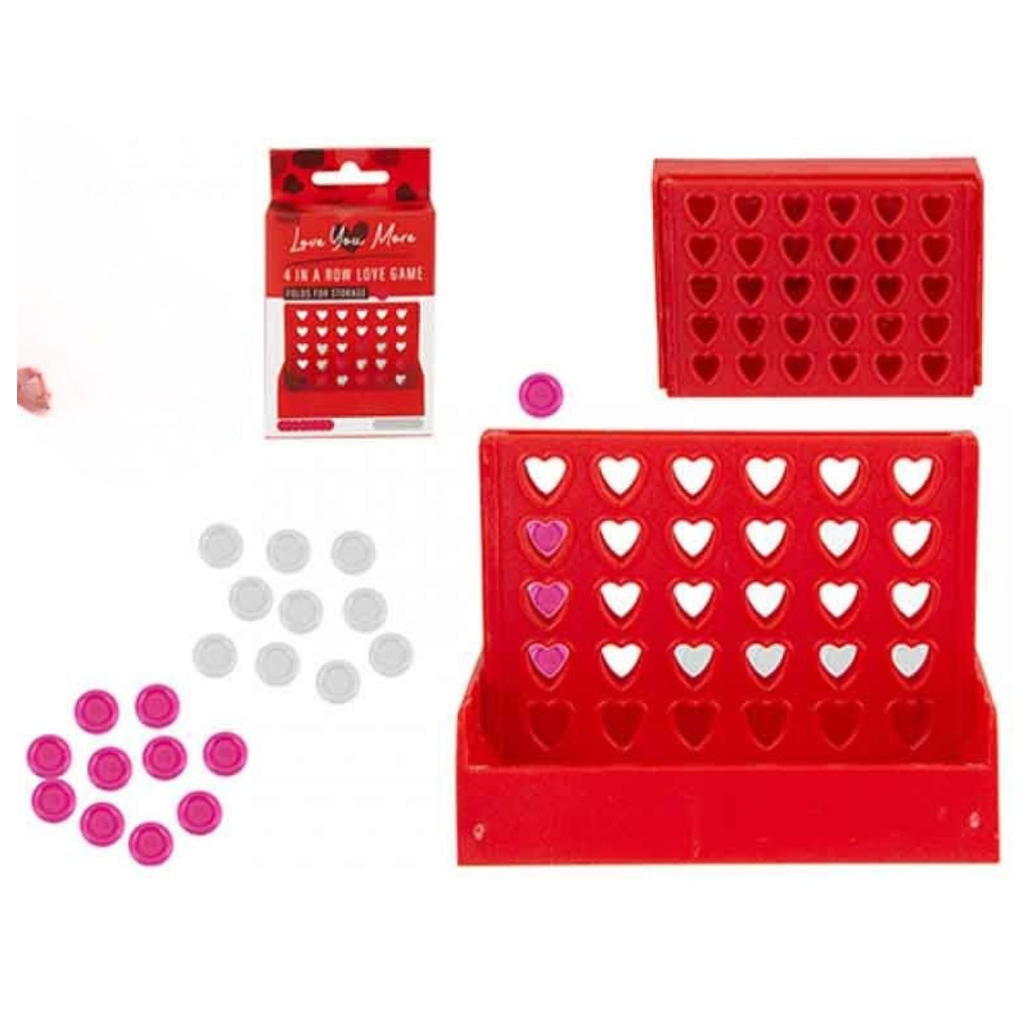 4 IN A ROW LOVE GAME IN HANGING BOX