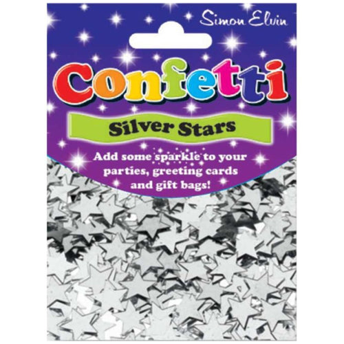 SILVER STARS CONFETTI (14g)