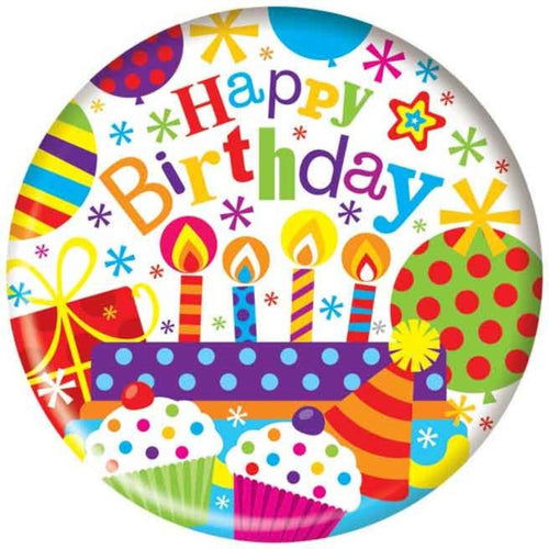6"/ 15cm JUMBO HAPPY BIRTHDAY BADGE