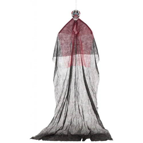 CREEPY CLOWN HANGING DECORATION (7ft)