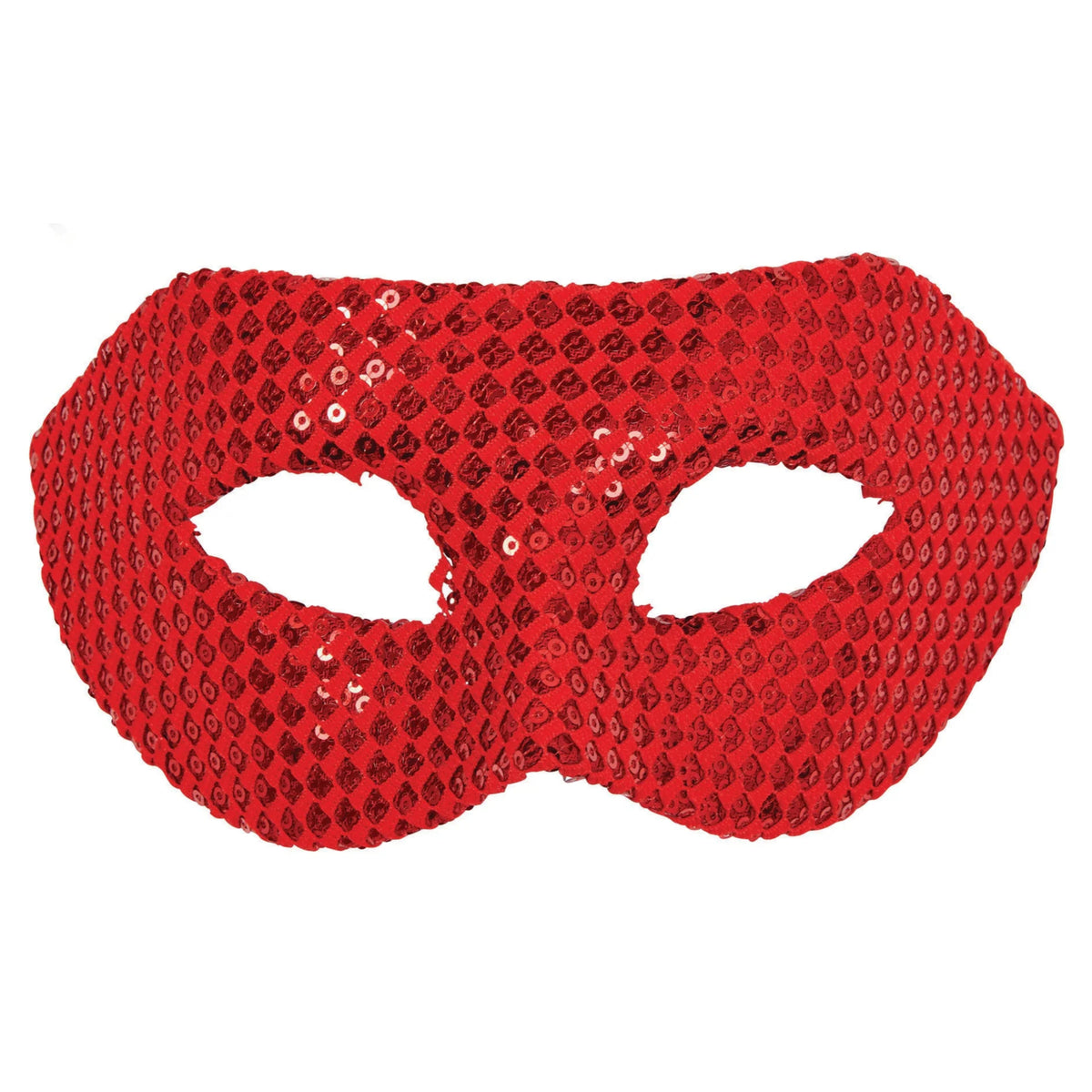 RED SEQUIN EYE MASK