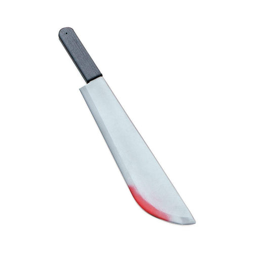 BLOODY FAKE MACHETE HALLOWEEN FANCY DRESS ACCESSORY (35cm)