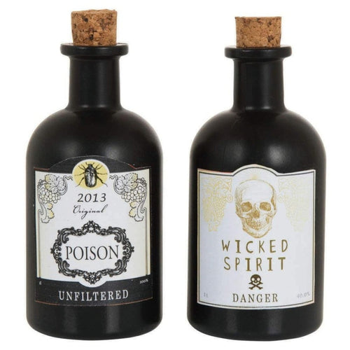 POISON BOTTLES HALLOWEEN DECORATION (2 PACK)