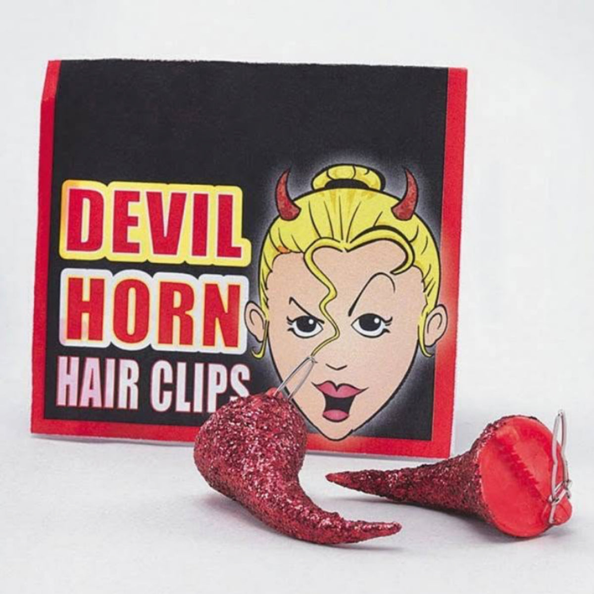 DEVIL HORNS HAIR CLIPS