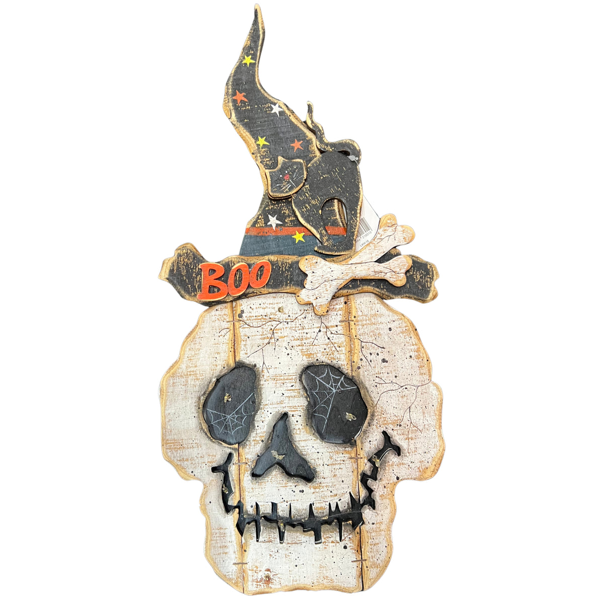 LIGHT UP SKULL STANDING DECORATION