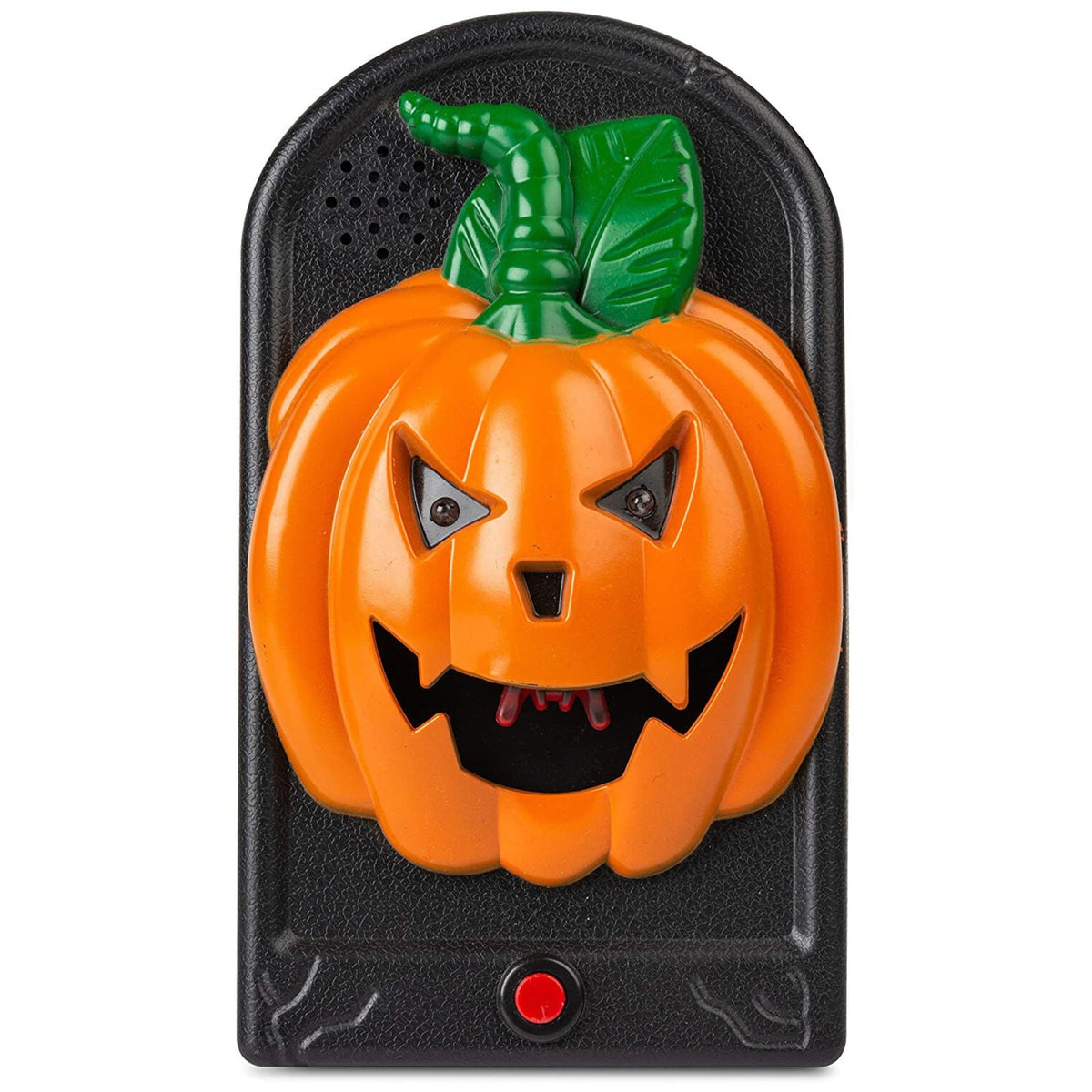 HALLOWEEN FLASHING LED PUMPKIN DOORBELL WITH LIGHT & SOUND