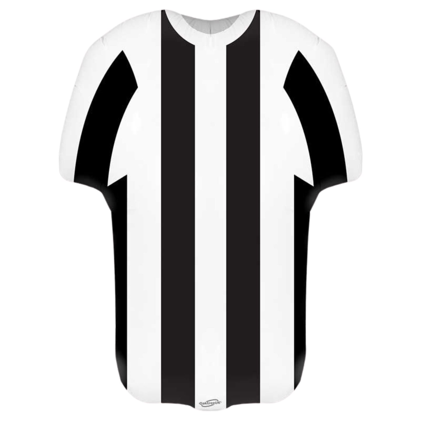 24"/ 61cm BLACK & WHITE SPORTS SHIRT SUPERSHAPE FOIL BALLOON