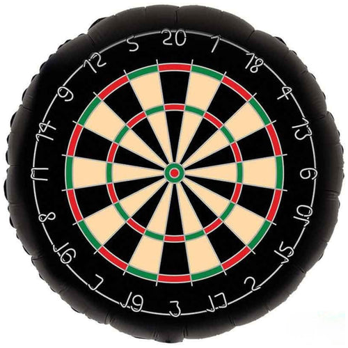 30"/ 76cm DARTBOARD GIANT ROUND FOIL BALLOON