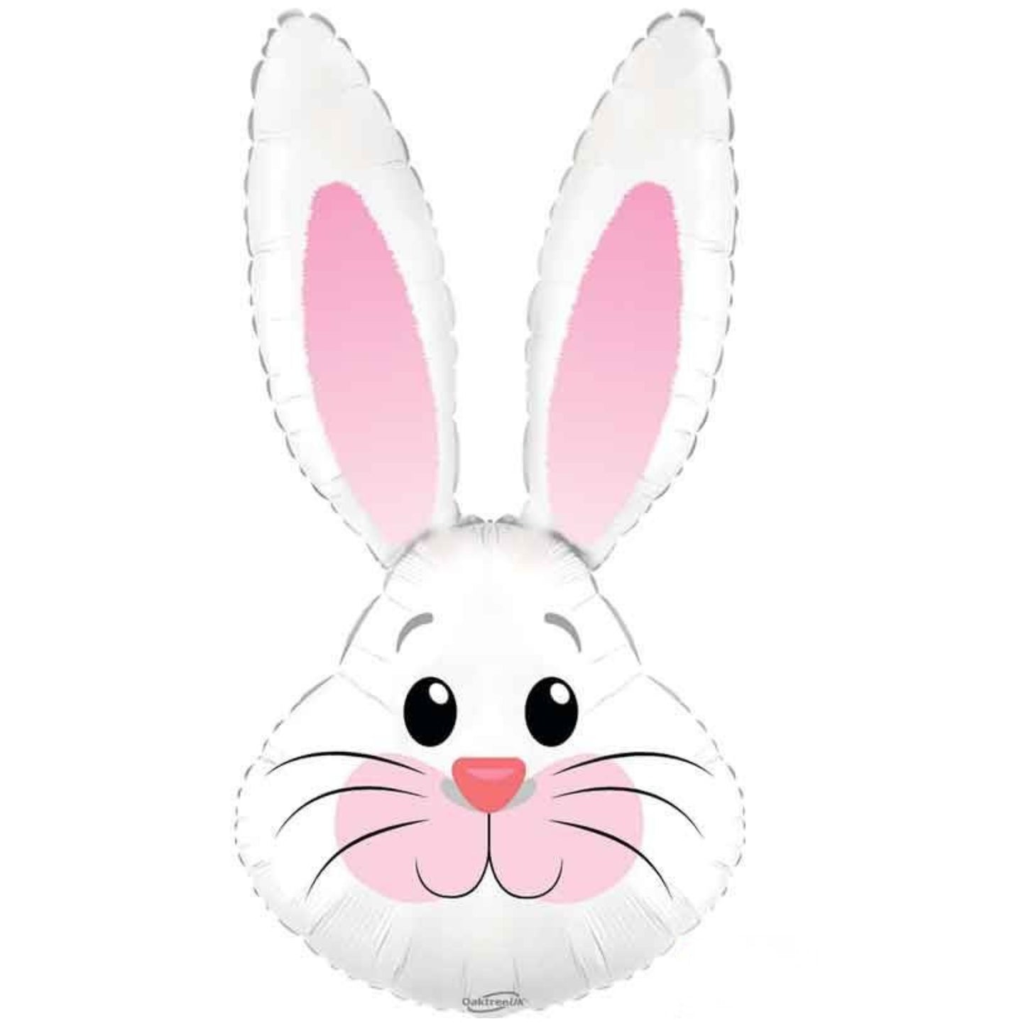 35"/ 89cm CUTE WHITE RABBIT SUPERSHAPE FOIL BALLOON