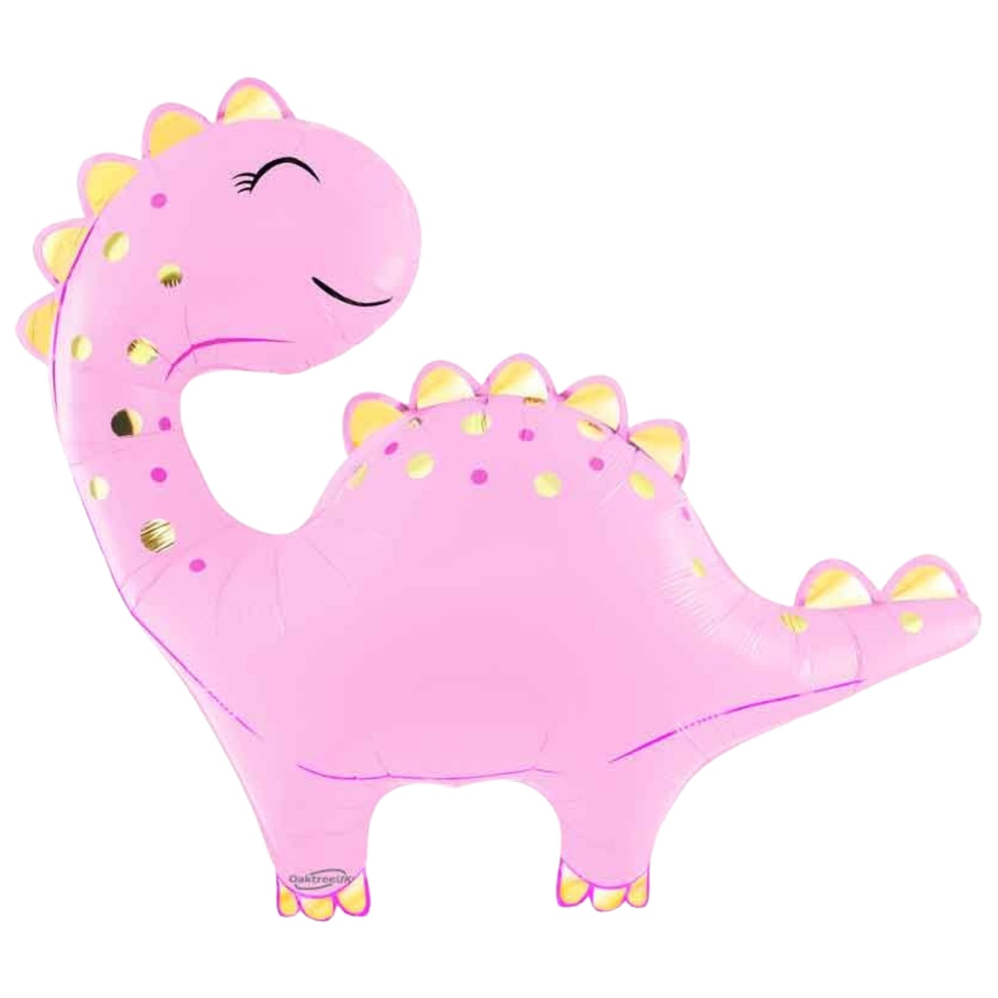 34"/ 85cm CUTE DINO PINK SUPERSHAPE FOIL BALLOON