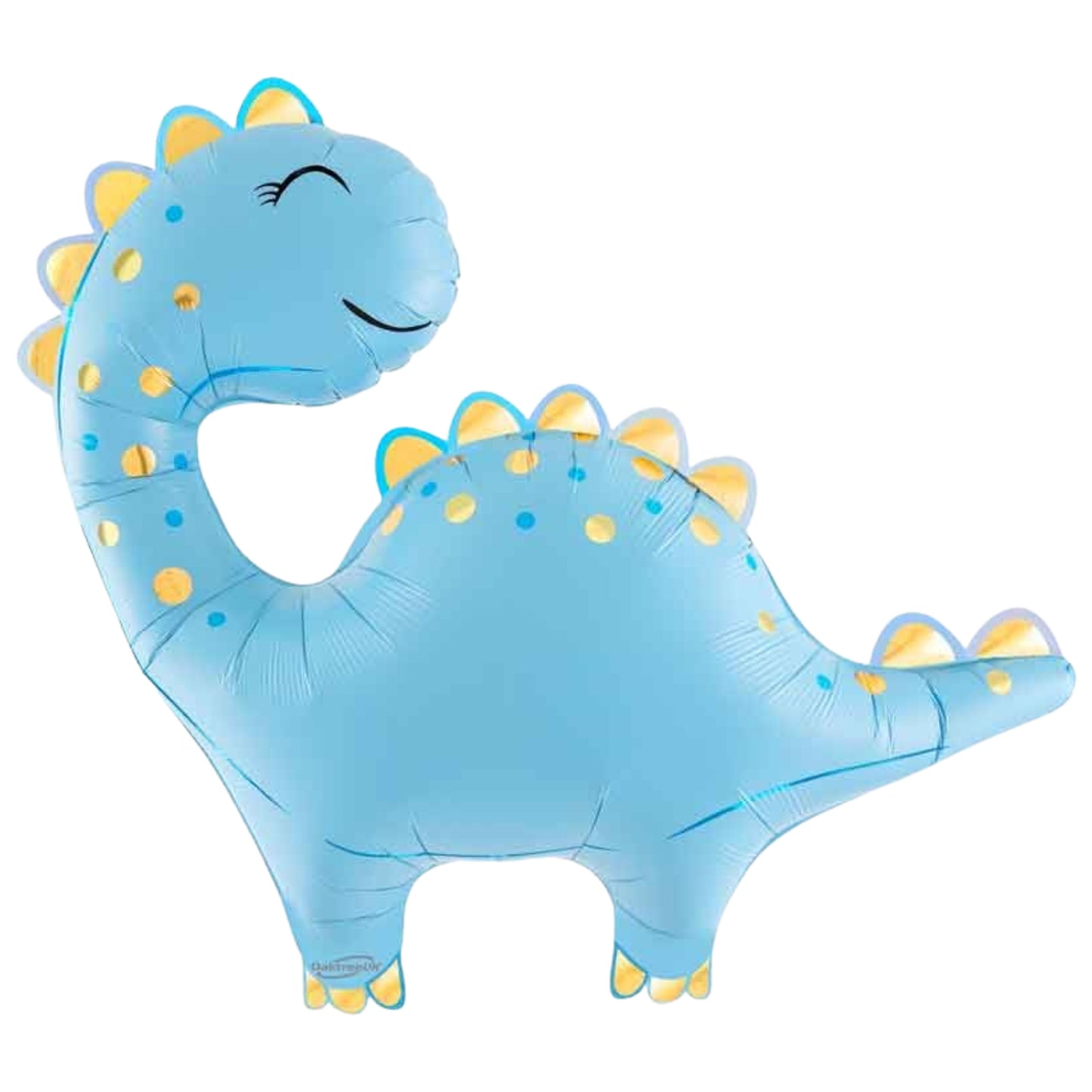 34"/ 85cm CUTE DINO BLUE SUPERSHAPE FOIL BALLOON