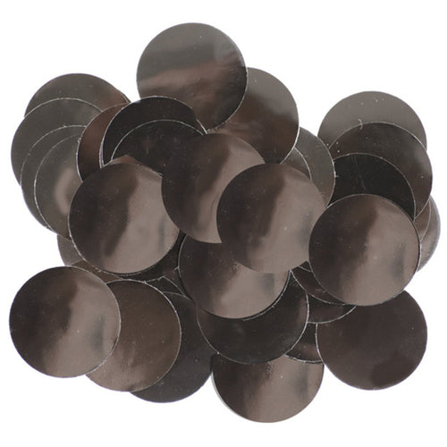 METALLIC BLACK FOIL TABLE CONFETTI (14g)