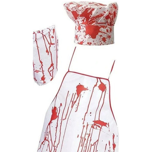 BLOODY APRON HALLOWEEN FANCY DRESS ACCESSORY