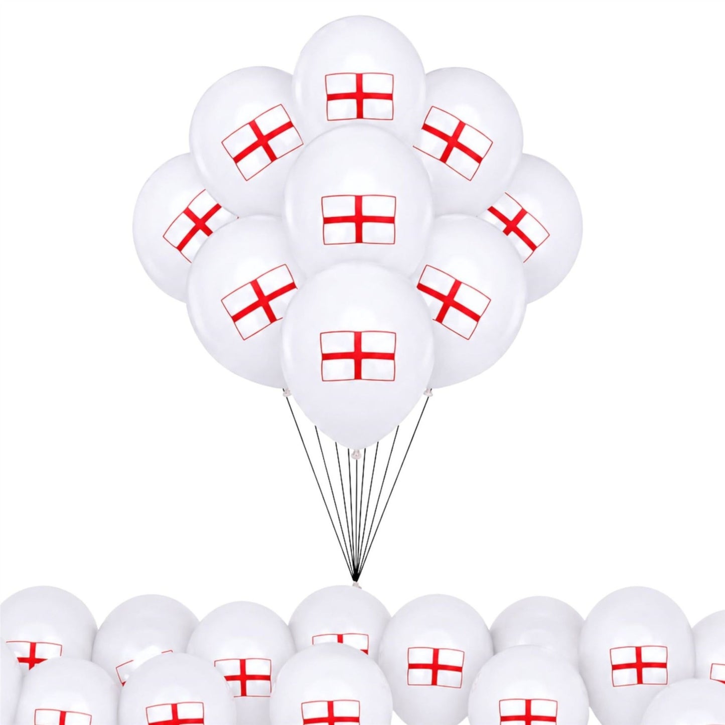 10"/ 25cm ST GEORGE LATEX BALLOONS (15 PACK)