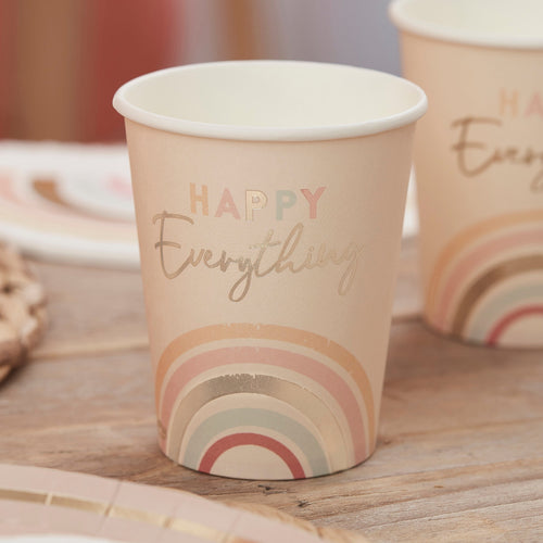 HAPPY EVERYTHING PAPER CUPS (8 PACK)