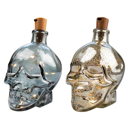 LIGHT UP SKULL (2 ASSORTED DESIGNS)