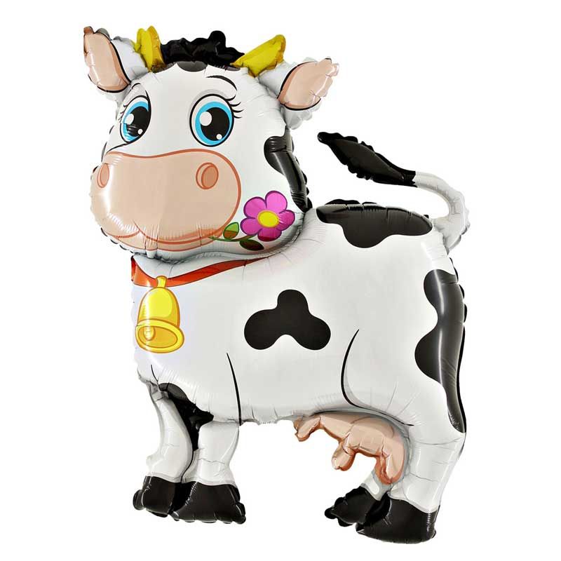 45"/ 114cm COW SUPERSHAPE FOIL BALLOON