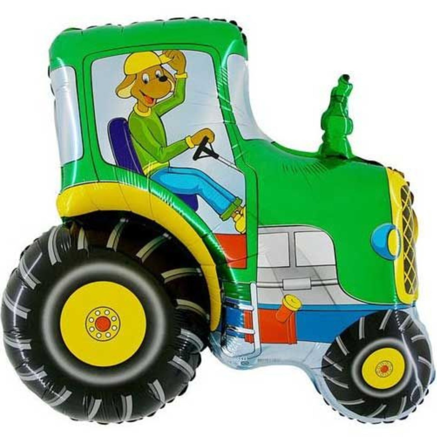 29"/ 74cm GREEN TRACTOR SUPERSHAPE FOIL BALLOON