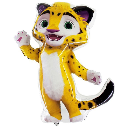 37"/ 94cm TIGER SUPERSHAPE FOIL BALLOON