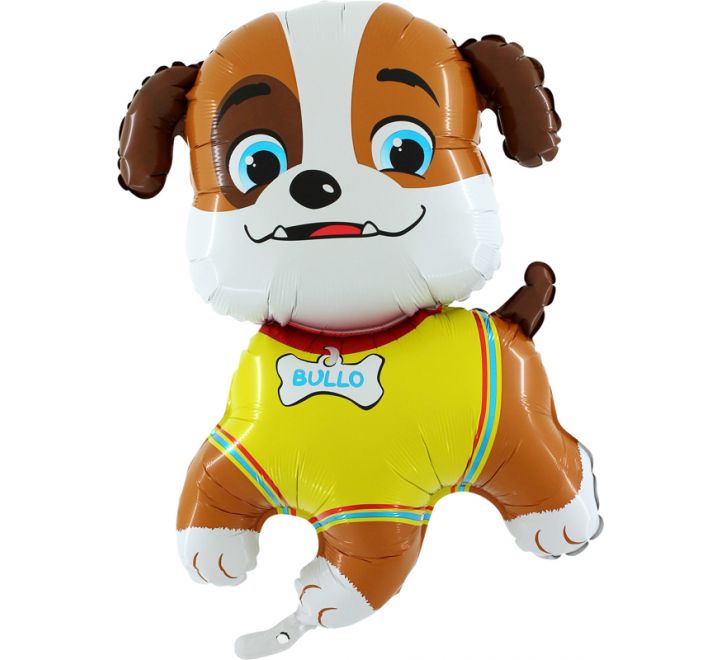 36"/ 91cm BULLO THE DOG SUPERSHAPE FOIL BALLOON