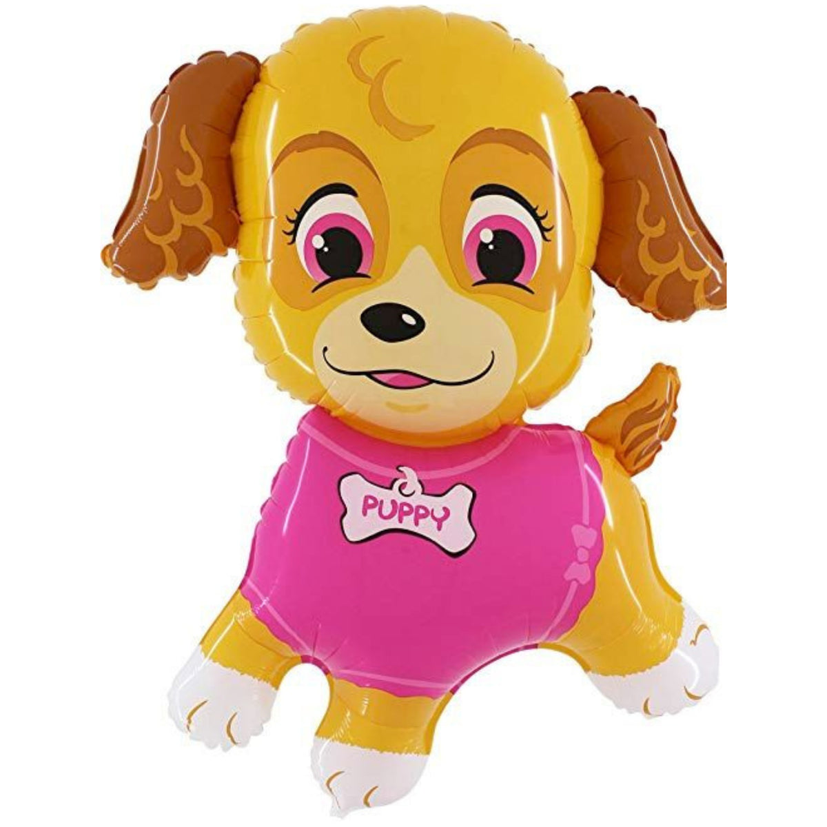 36"/ 91cm PINK PUPPY SUPERSHAPE FOIL BALLOON