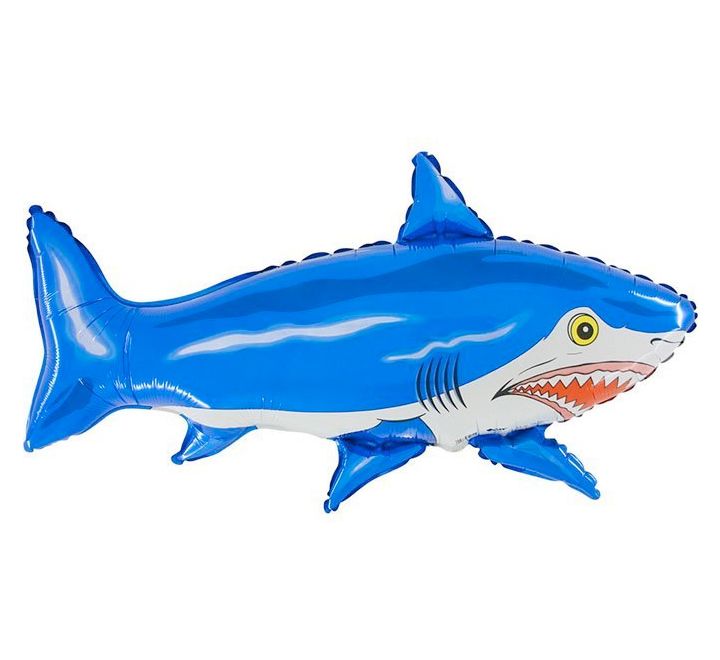 31"/ 79cm SHARK SUPERSHAPE FOIL BALLOON