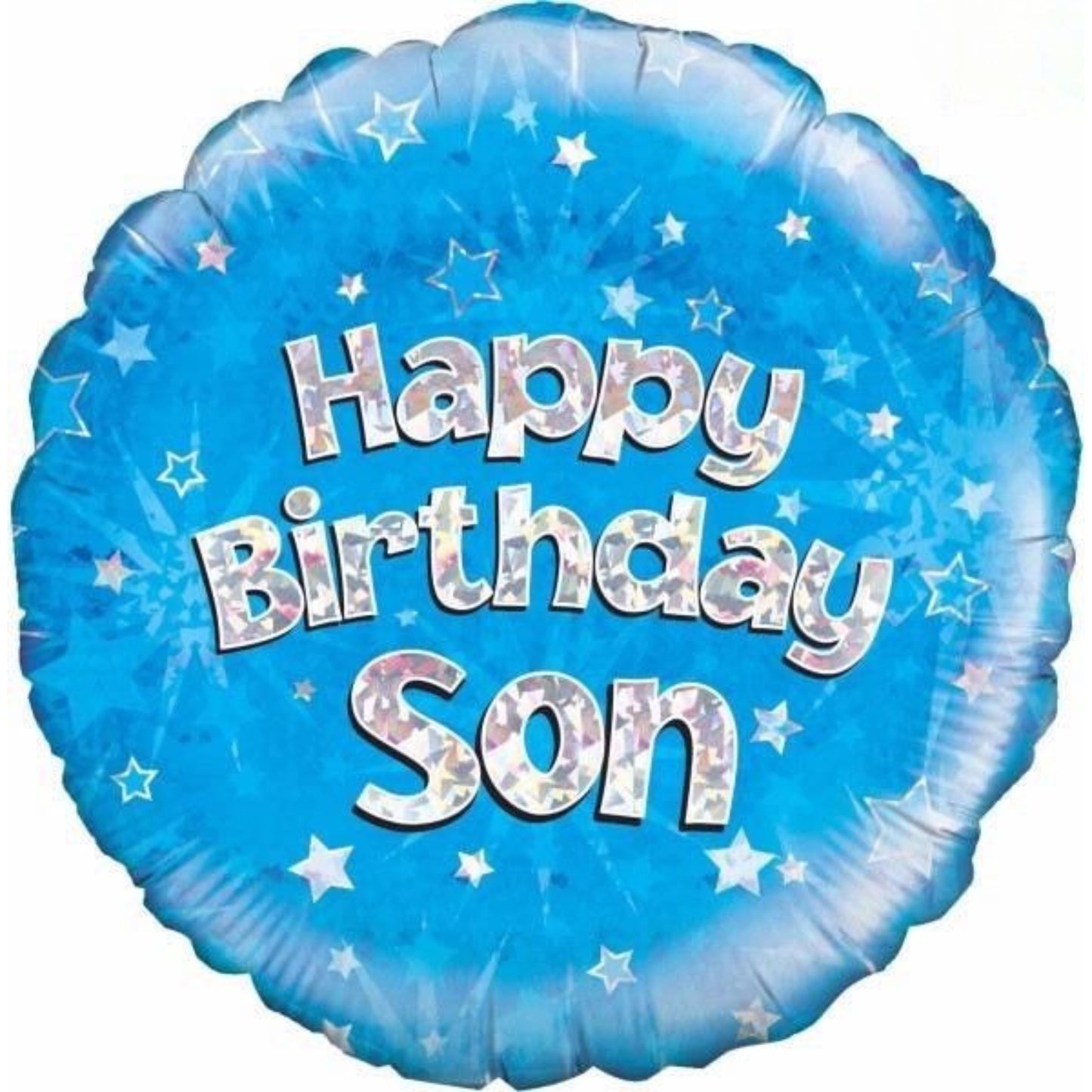18"/ 46cm HAPPY BIRTHDAY SON ROUND FOIL BALLOON