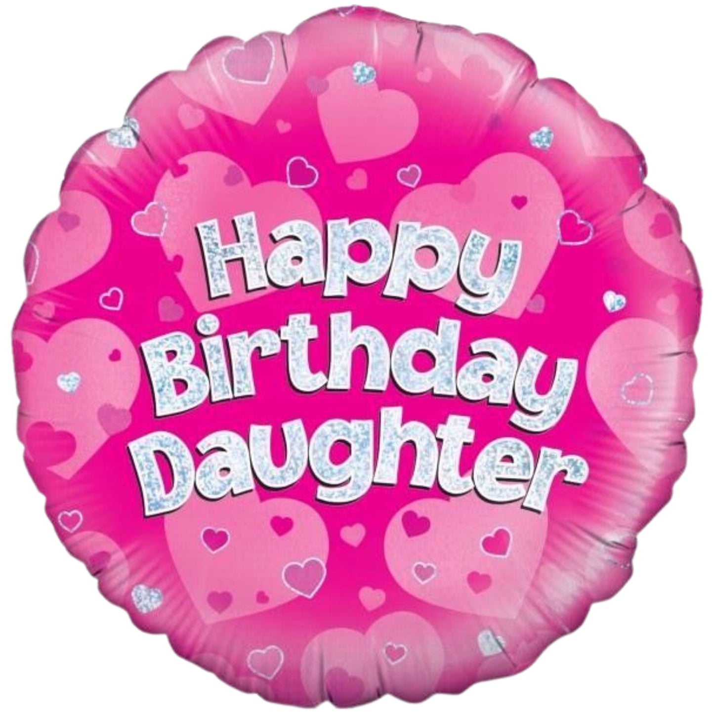 18"/ 46cm HAPPY BIRTHDAY DAUGHTER ROUND FOIL BALLOON