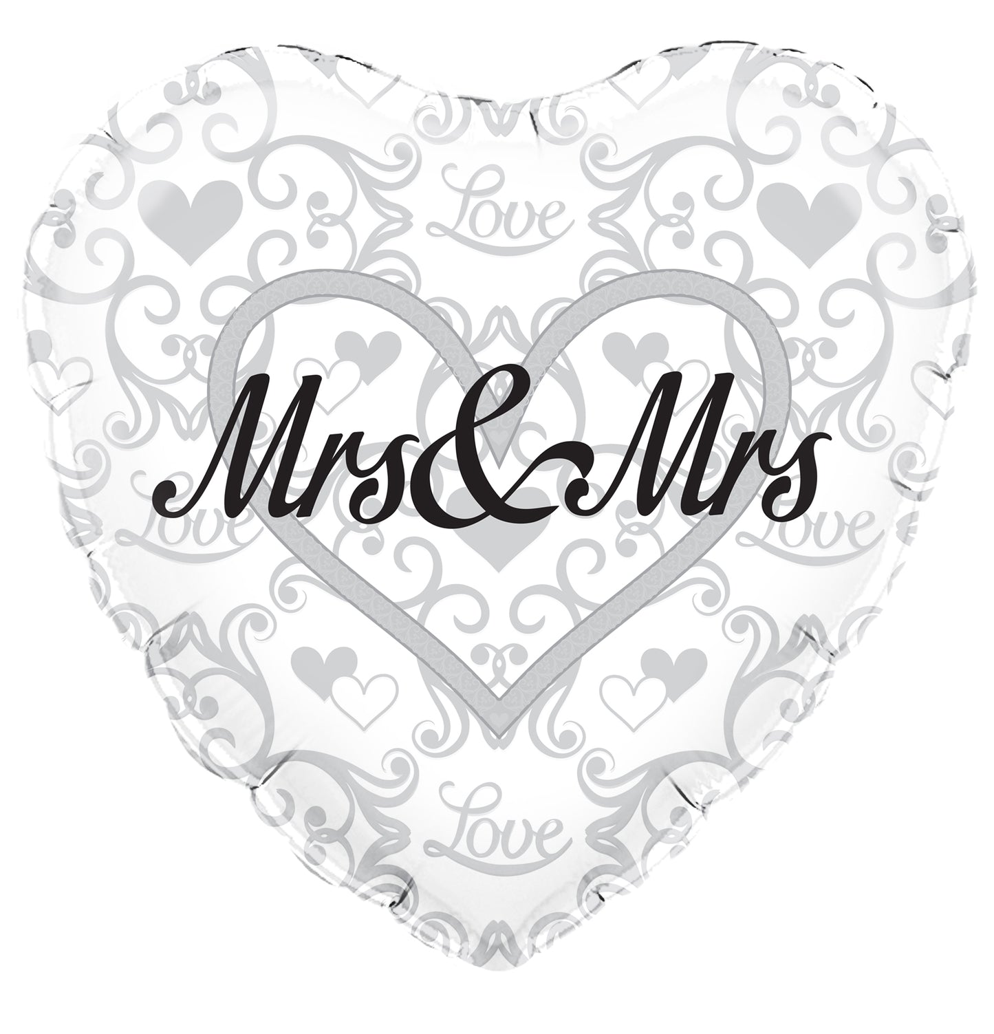 18"/ 46cm MRS & MRS ROUND FOIL BALLOON