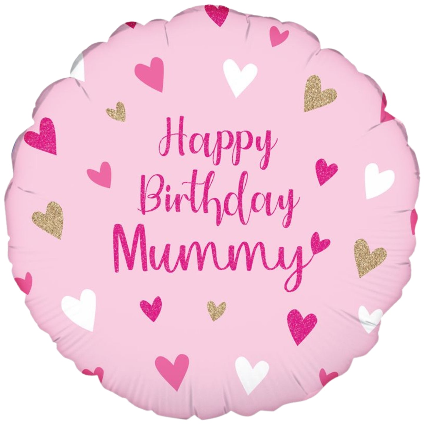 18"/ 46cm HAPPY BIRTHDAY MUMMY ROUND FOIL BALLOON