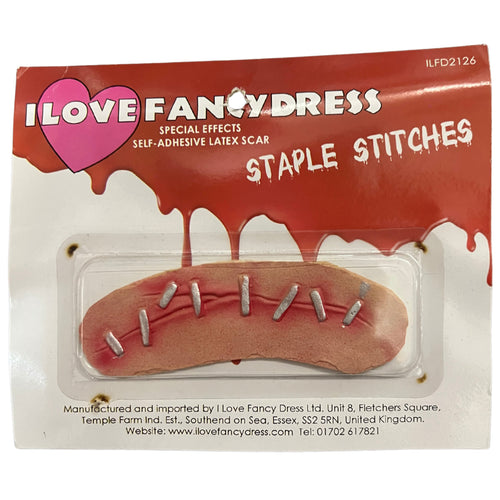 STAPLE STITCHES SELF ADHESIVE LATEX SCAR