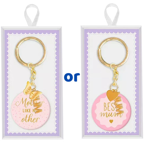 MOTHER'S DAY CHARM KEYRINGS (ASSORTED DESIGNS)