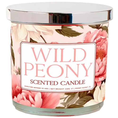 WILD PEONY SCENTED CANDLE (350g)
