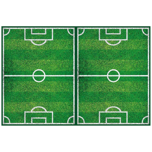 FOOTBALL PARTY PLASTIC TABLECOVER (120cm x 180cm)