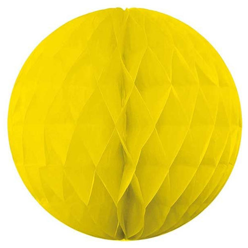 30cm YELLOW HONEYCOMB BALL