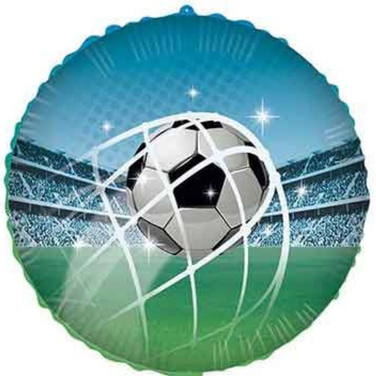 18"/ 46cm SOCCER FAN ROUND FOIL BALLOON