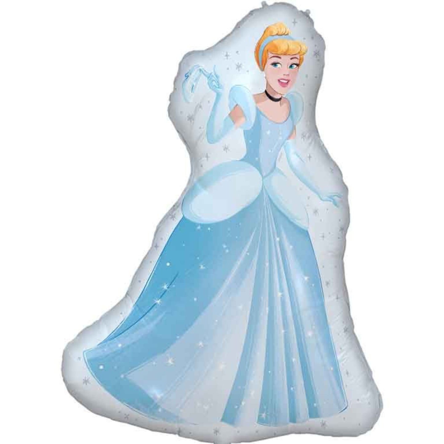 38"/ 97cm CINDERELLA PRINCESS SUPERSHAPE FOIL BALLOON