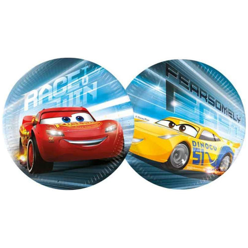 CARS VICTORY IS MINE PAPER PLATES (20cm - 8 PACK)