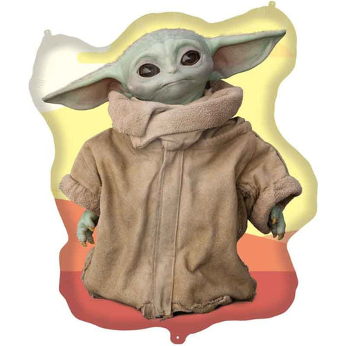 41"/ 104cm STAR WARS THE MANDALORIAN GROGU SUPERSHAPE FOIL BALLOON