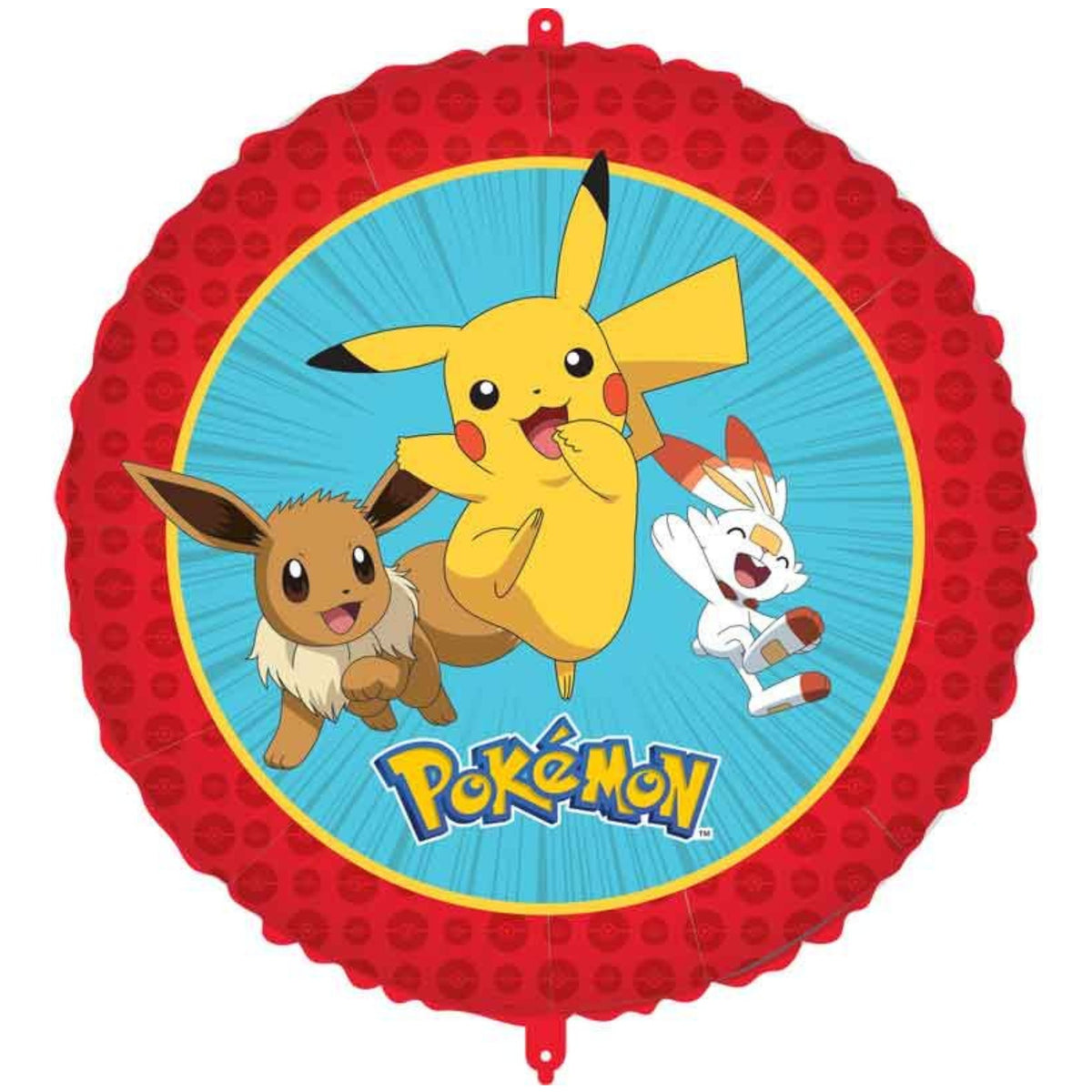 18"/ 46cm POKEMON ROUND FOIL BALLOON