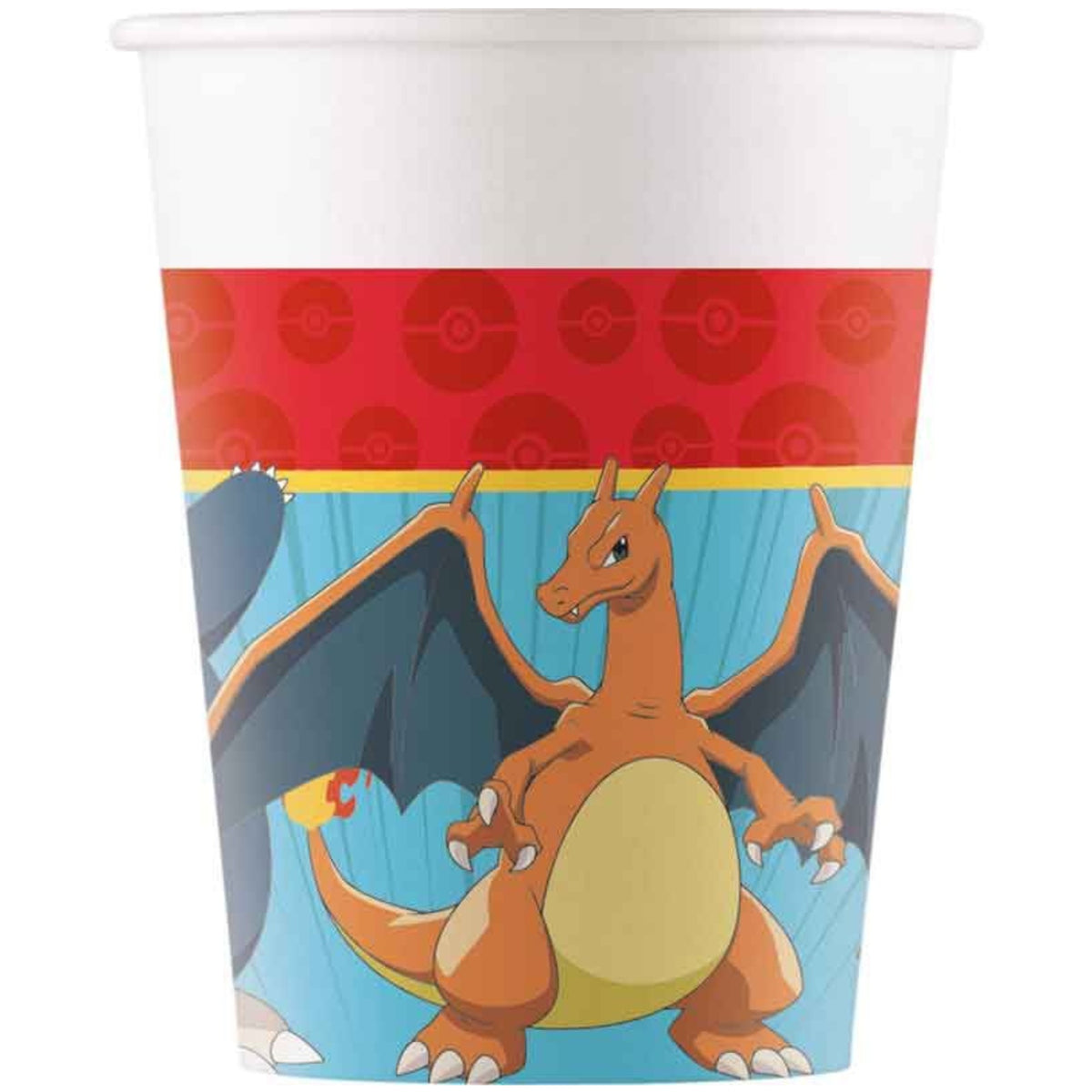 POKEMON PAPER CUPS (200ml - 8 PACK)
