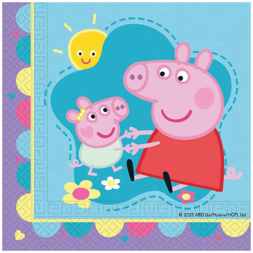 PEPPA PIG MADE WITH LOVE NAPKINS (20 PACK)