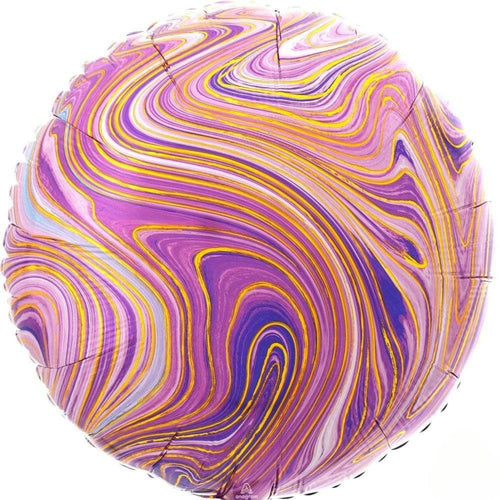 PURPLE MARBLEZ CIRCLE (17"/ 43cm)