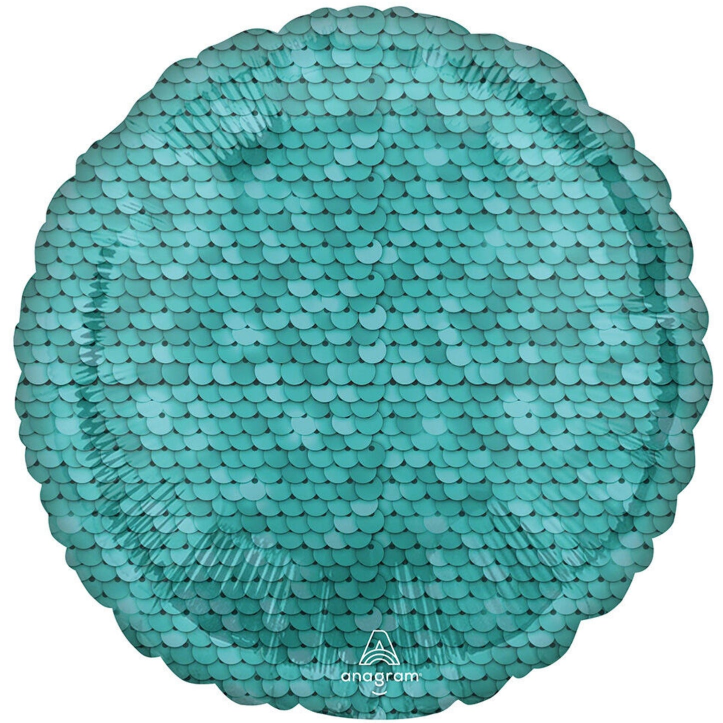 OCEAN BLUE SEQUINS CIRCLE (17"/ 43cm)