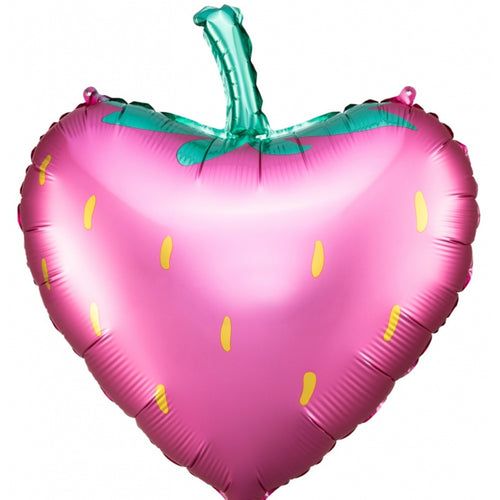 18"/ 46cm STRAWBERRY SUPERSHAPE FOIL BALLOON