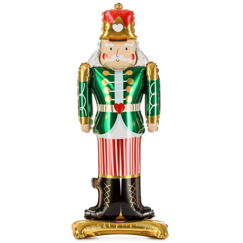 34"/ 85cm STANDING NUTCRACKER SUPERSHAPE FOIL BALLOON