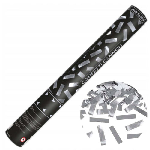 16"/ 40cm SILVER CONFETTI CANON