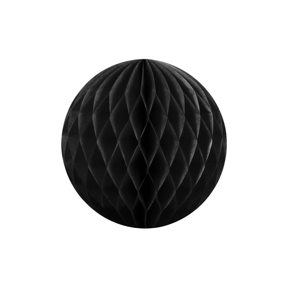 10cm BLACK HONEYCOMB BALL