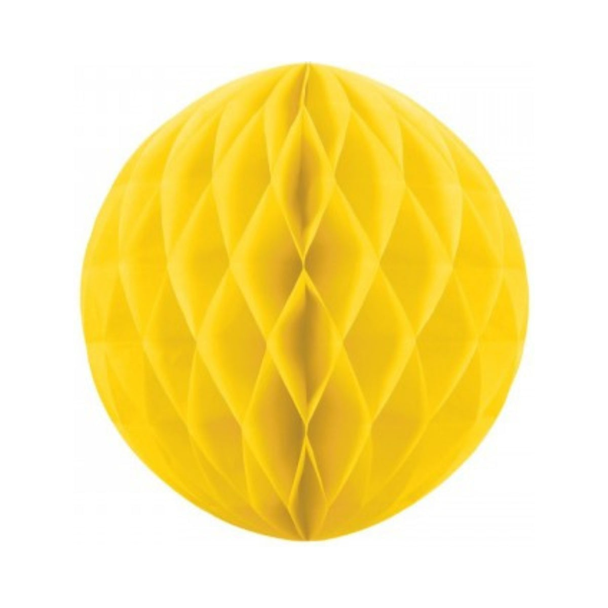 20cm YELLOW HONEYCOMB BALL