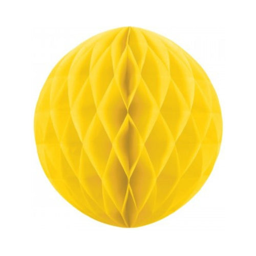 20cm YELLOW HONEYCOMB BALL